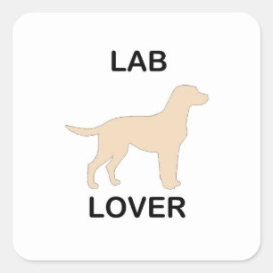 Sticker Carré ampoule de laboratoire jaune