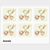 Sticker Carré Ampoules d'ail 2005 (Feuille)