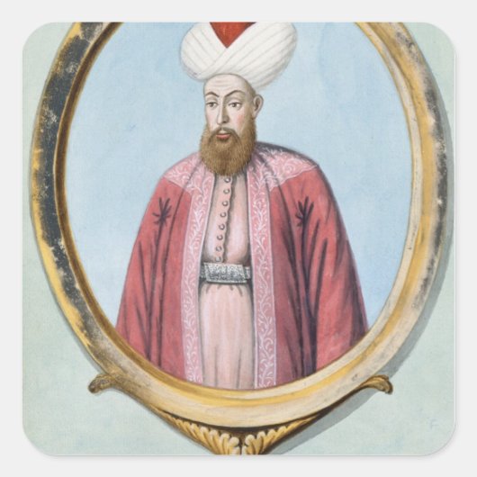 Sticker Carré Amurath (Murad) I (1319-89), Sultan 1359-89, de (Devant)