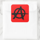 Sticker Carré Anarchie (Sac)