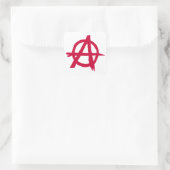Sticker Carré Anarchie SYmbol (Sac)