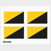 Sticker Carré anarcho-capitaliste (Feuille)