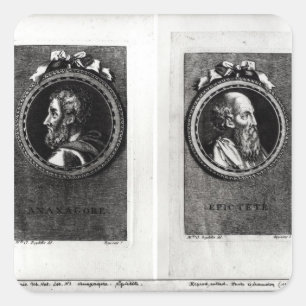 Sticker Carré Anaxagorus et Epictetus