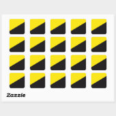 Sticker Carré Ancap flag (Feuille)