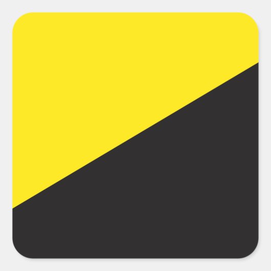 Sticker Carré Ancap flag (Devant)