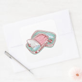 Sticker Carré Anchois dans une boîte de conserve (Enveloppe)