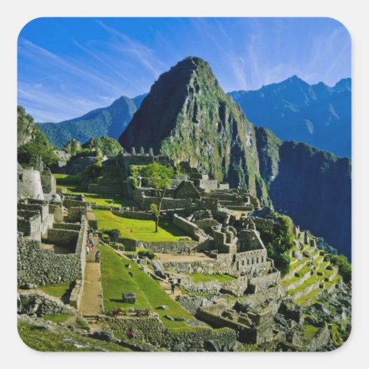 Sticker Carré Ancien Machu Picchu, dernier refuge des 2 (Devant)
