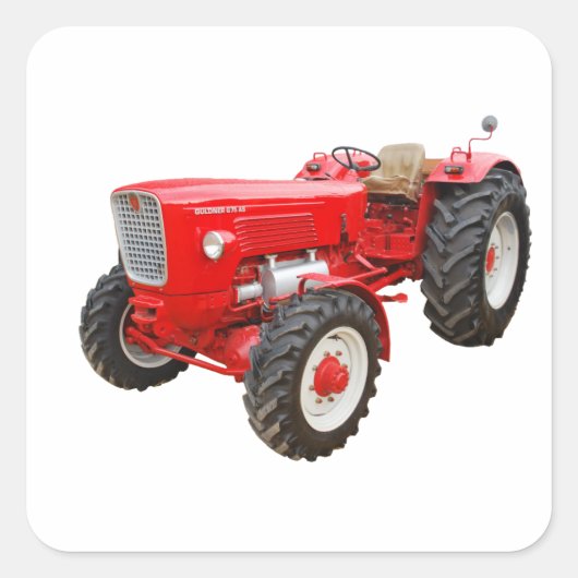Sticker Carré Ancien tracteur Validner G 75 AS (Devant)