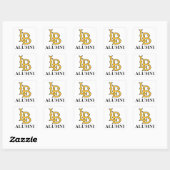 Sticker Carré Anciens de Long Beach (Feuille)