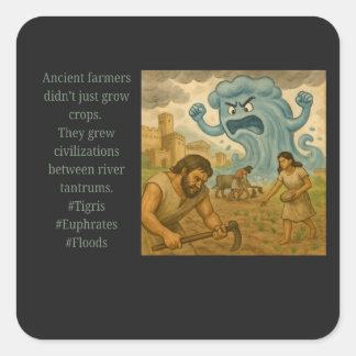 Sticker Carré Ancient Farmers...River Tantrums