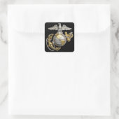 Sticker Carré Ancre Eagle Globe (Sac)