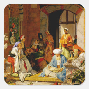 Sticker Carré 'And the Prayer of Faith Shall Save the Sick', fro