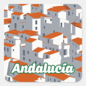 Sticker Carré Andalucie 3 (Devant)