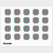 Sticker Carré Andalucie 4 (Feuille)