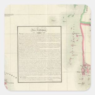 Sticker Carré Andaman, Asie 109