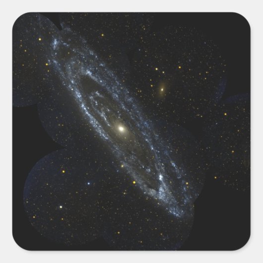 Sticker Carré Andromeda Galaxy (Devant)