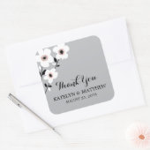Sticker Carré Anéone moderne | MARIAGE (Enveloppe)