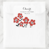 Sticker Carré Anéone moderne | MARIAGE (Sac)