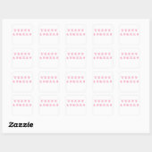 Sticker Carré ange adolescent (Feuille)
