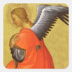 Sticker Carré Ange de la Renaissance par le Maître du Bambino Vi