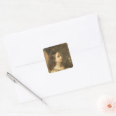 Sticker Carré Ange de l'annonce (Enveloppe)