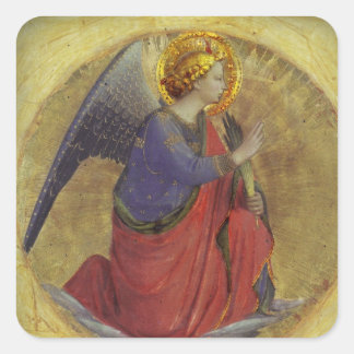 Sticker Carré Angel en or