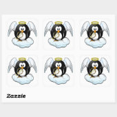 STICKER CARRÉ ANGEL PENGUIN (Feuille)