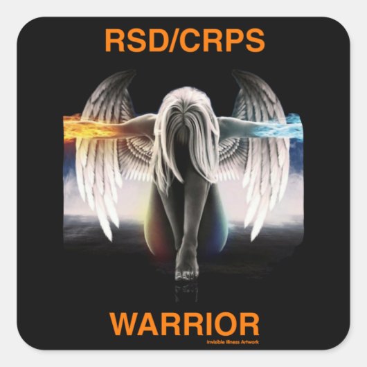 Sticker Carré Angel...RSD/CRPS (Devant)