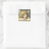 Sticker Carré Angel sur un nuage (Sac)