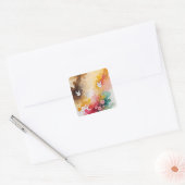 Sticker Carré Anges abstraits  (Enveloppe)