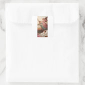 Sticker Carré Anges gardiens avec enfant (Sac)