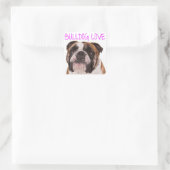Sticker Carré Anglais Chien Chien Chien Chien Chien Chien Violet (Sac)