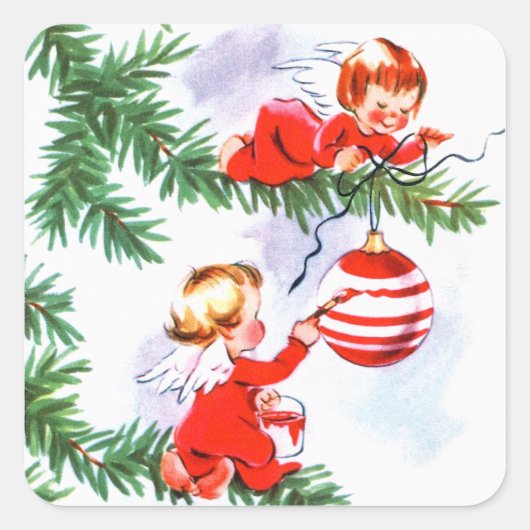 Sticker Carré Angles diligents (Devant)