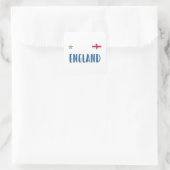 Sticker Carré Angleterre Fan Shirt Anglais Drapeau (Sac)