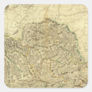 Sticker Carré Angusshire composé