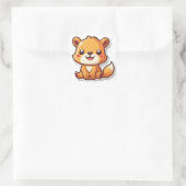 Sticker Carré Animal mûr (Sac)