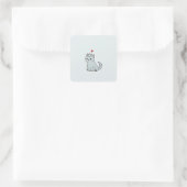 Sticker Carré Animal mûr (Sac)