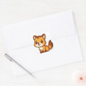 Sticker Carré Animal mûr (Enveloppe)