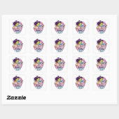 STICKER CARRÉ ANIME DE JEU RAMEN (Feuille)