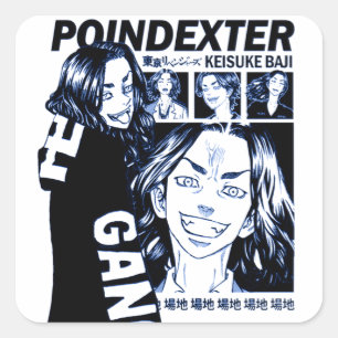 Sticker Carré Anime Manga Funny mignonne Japon Otaku