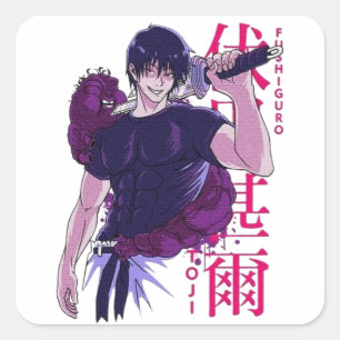Sticker Carré Anime Manga Funny mignonne Japon Otaku