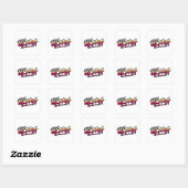 Sticker Carré Anime Plus Ultra (Feuille)