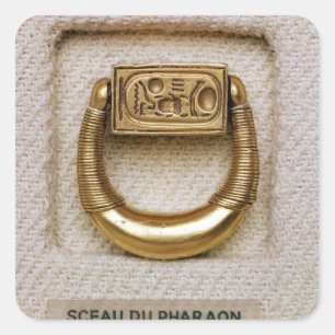 Sticker Carré Anneau avec le sceau du général Horemheb