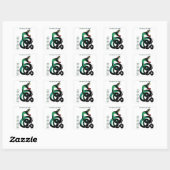 Sticker Carré Année du serpent (Feuille)