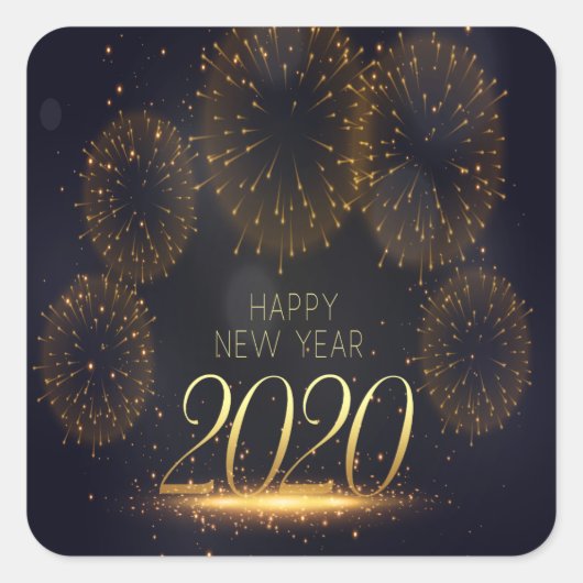 Sticker Carré anniversaire (Devant)