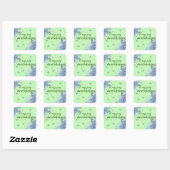 Sticker Carré Anniversaire  (Feuille)