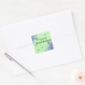 Sticker Carré Anniversaire  (Enveloppe)