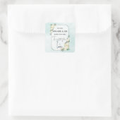 Sticker Carré Anniversaire de mariage religieux Foi Espérance Am (Sac)