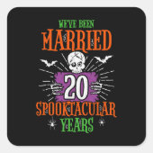 Sticker Carré Anniversaire du 20e Mariage de Spooktacular d'Hall (Devant)