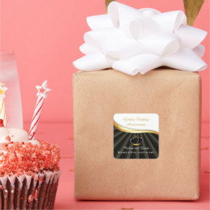 Sticker Carré Anniversaire religieux du 50e Mariage d'or